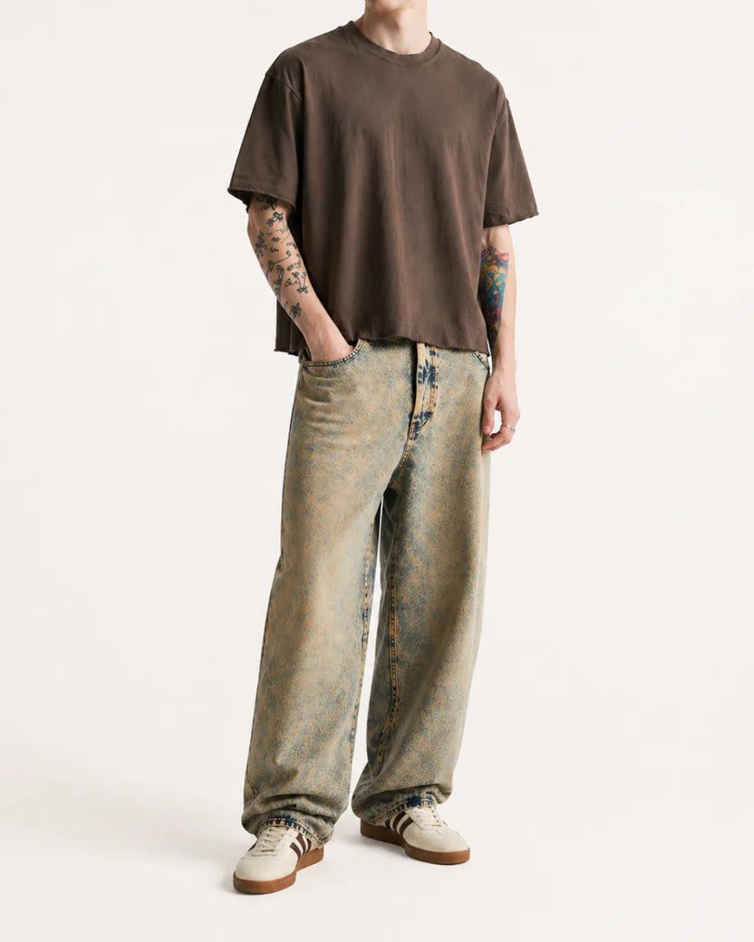 Vintage Brown Boxy Fit T-shirt