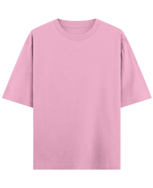 Baby Pink Oversized T-Shirt Front Design