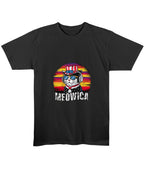 Black Regular Fit T-shirt Front Design