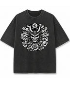Vintage Fade Wash Oversized T-shirt Front Design