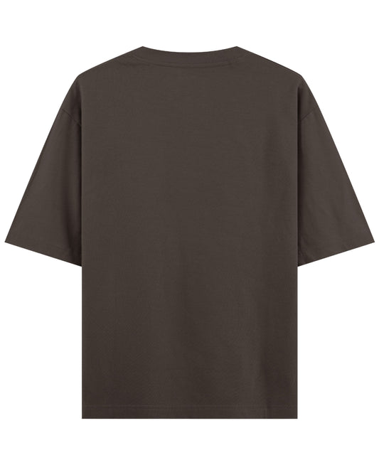 Coffee Oversized T-Shirt Back Design
