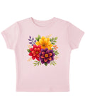 Baby Pink Baby Tee Front Design
