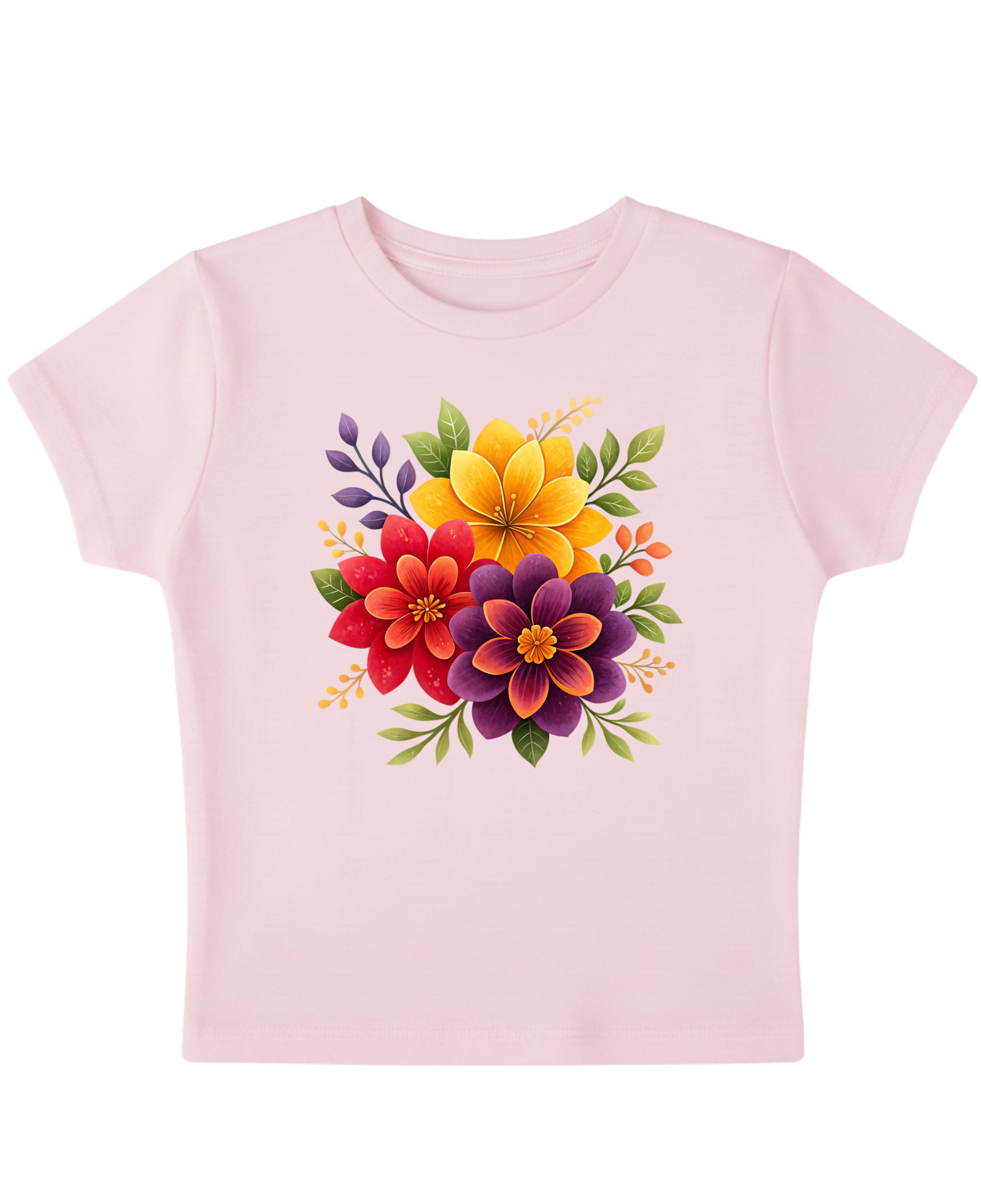 Baby Pink Baby Tee Front Design
