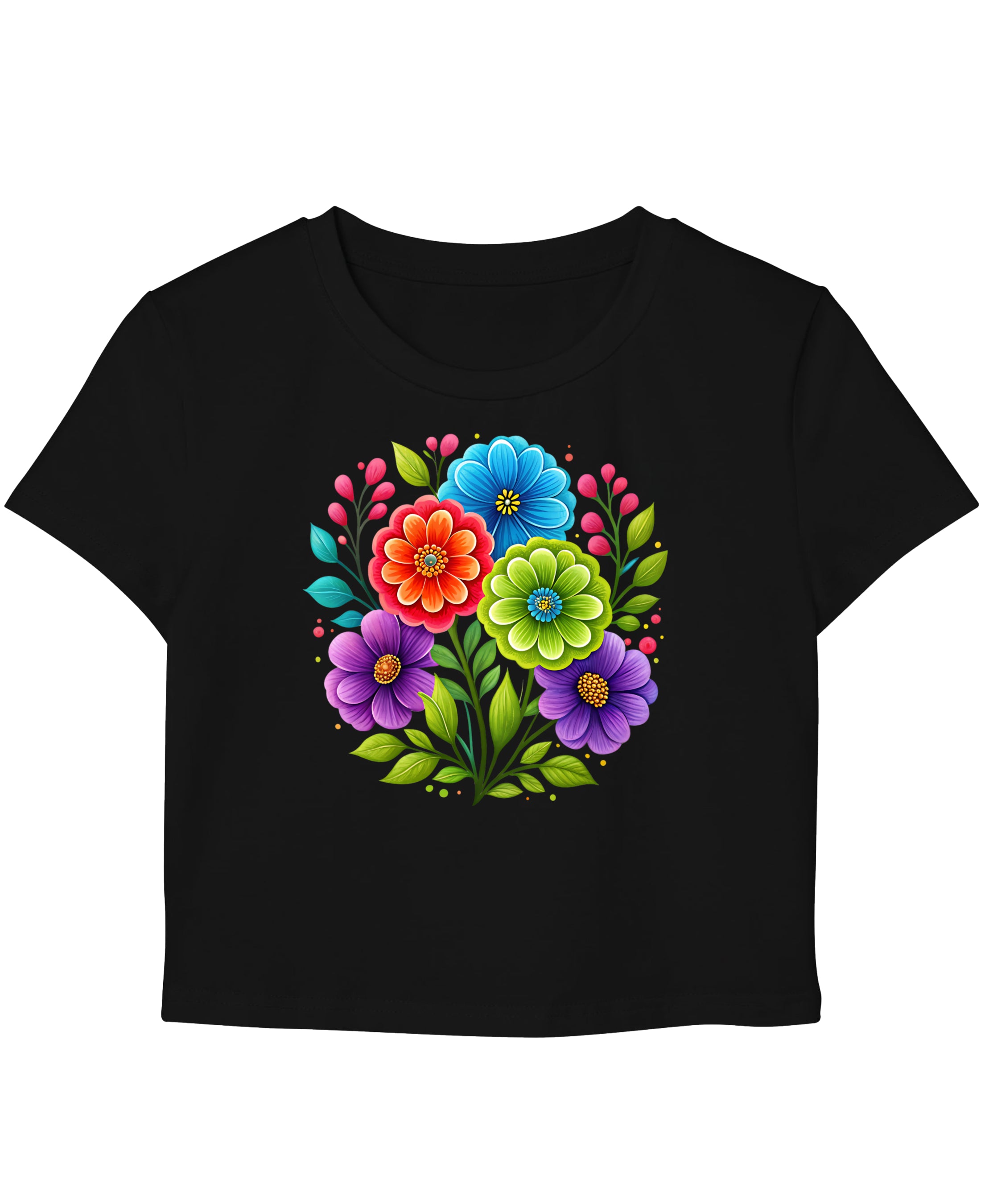 Black Baby Tee Front Design