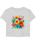 White Baby Tee Front Design