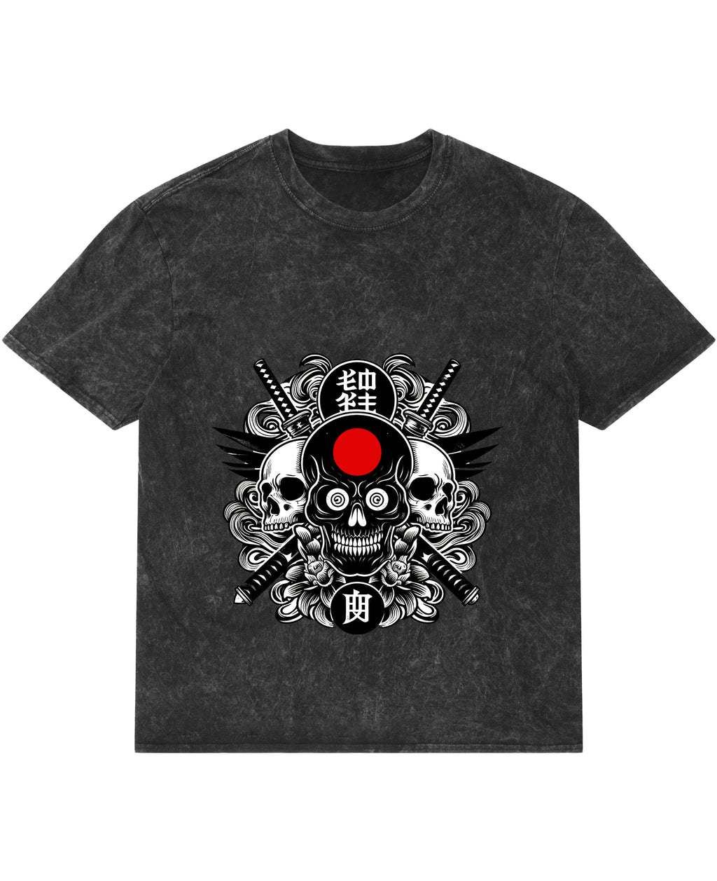 Acidwash Oversized T-shirt Front Design