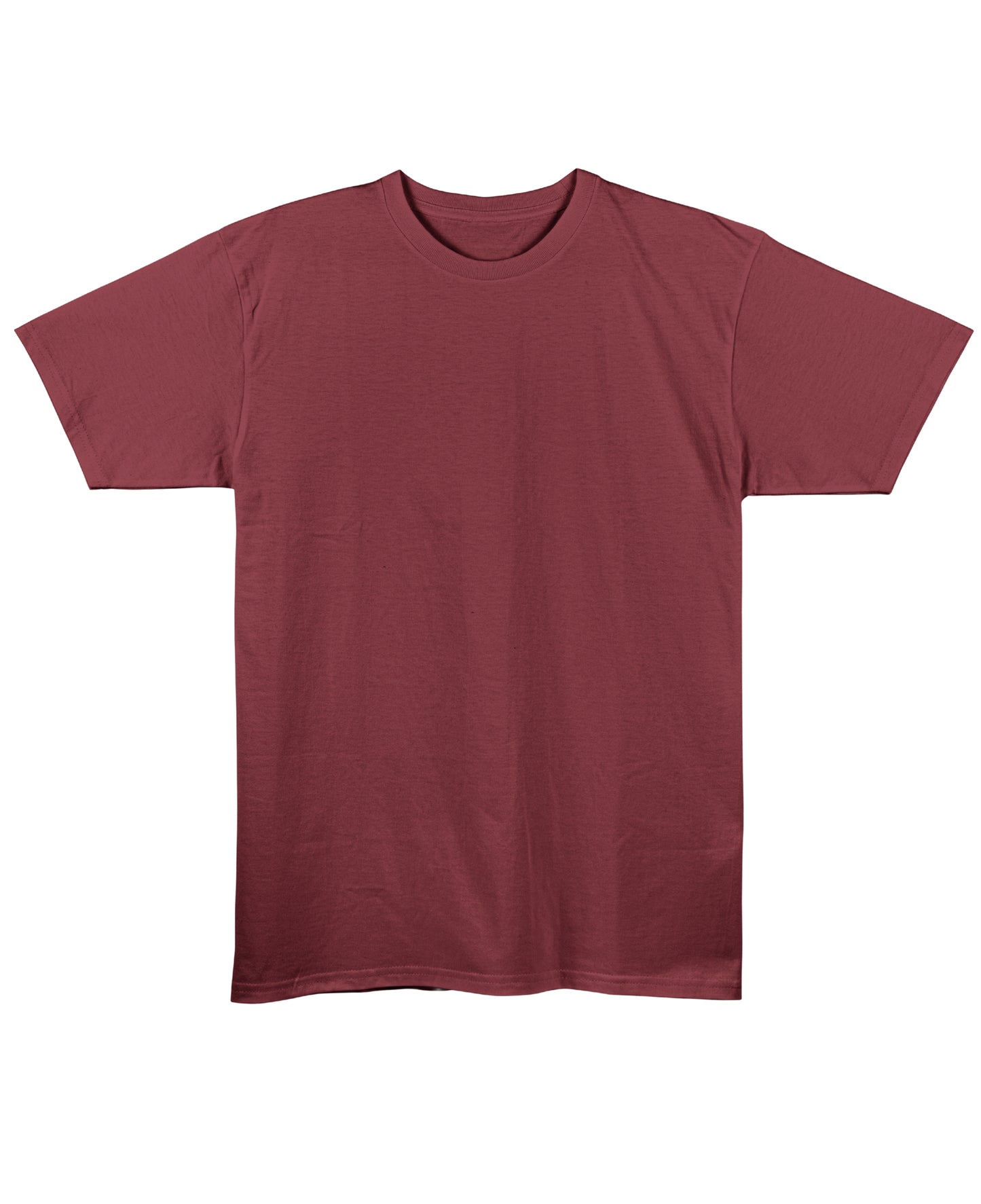Maroon Regular Fit T-shirt Front Design