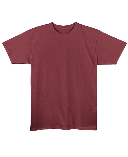 Maroon Regular Fit T-shirt Front Design