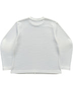 Off-white waffle knit oversized full-sleeve Back Design
