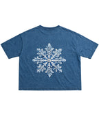 Denim Wash Boxy Fit T-shirt Back Design