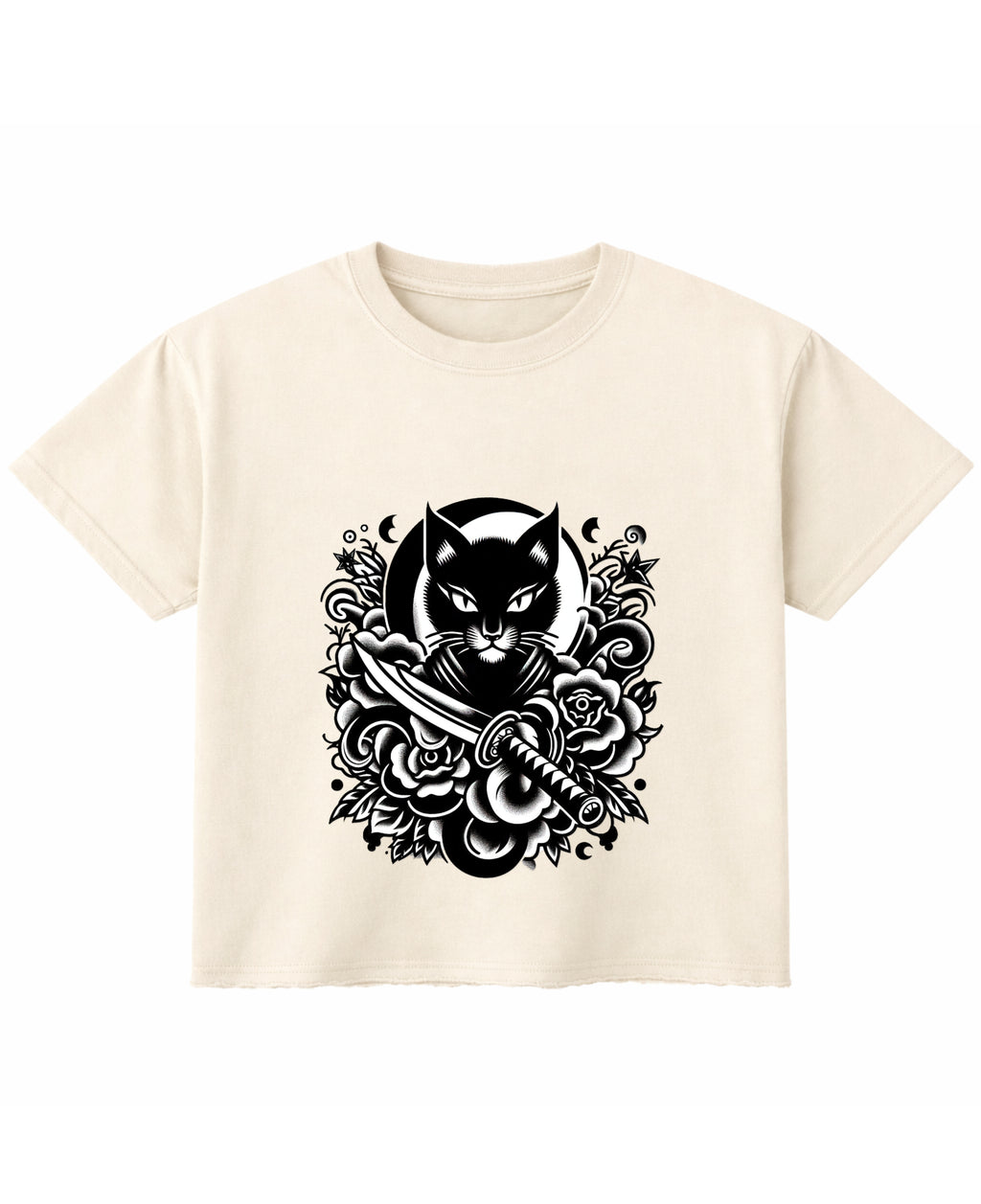 Off White Boxy Fit T-shirt Front Design