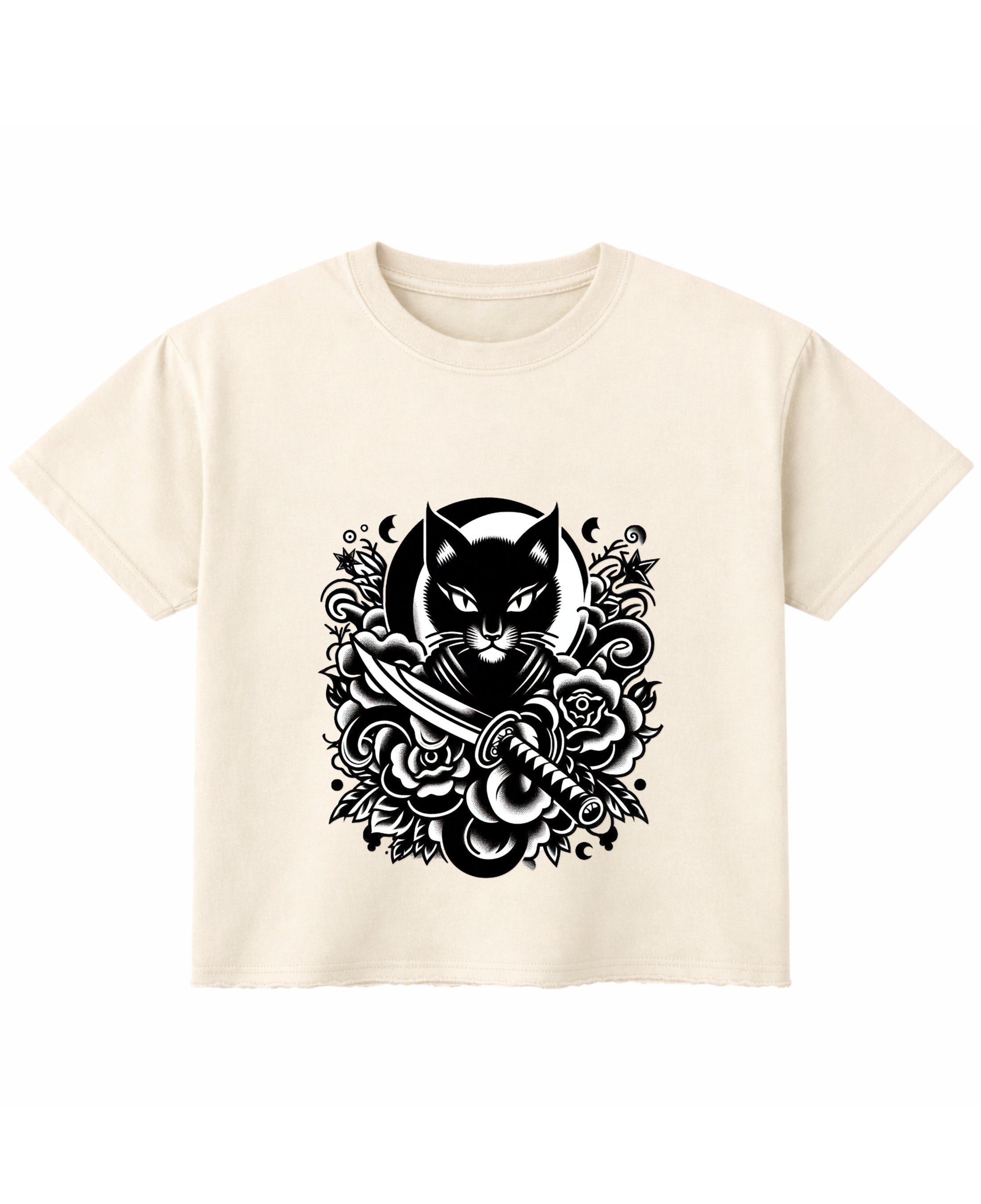 Off White Boxy Fit T-shirt Front Design