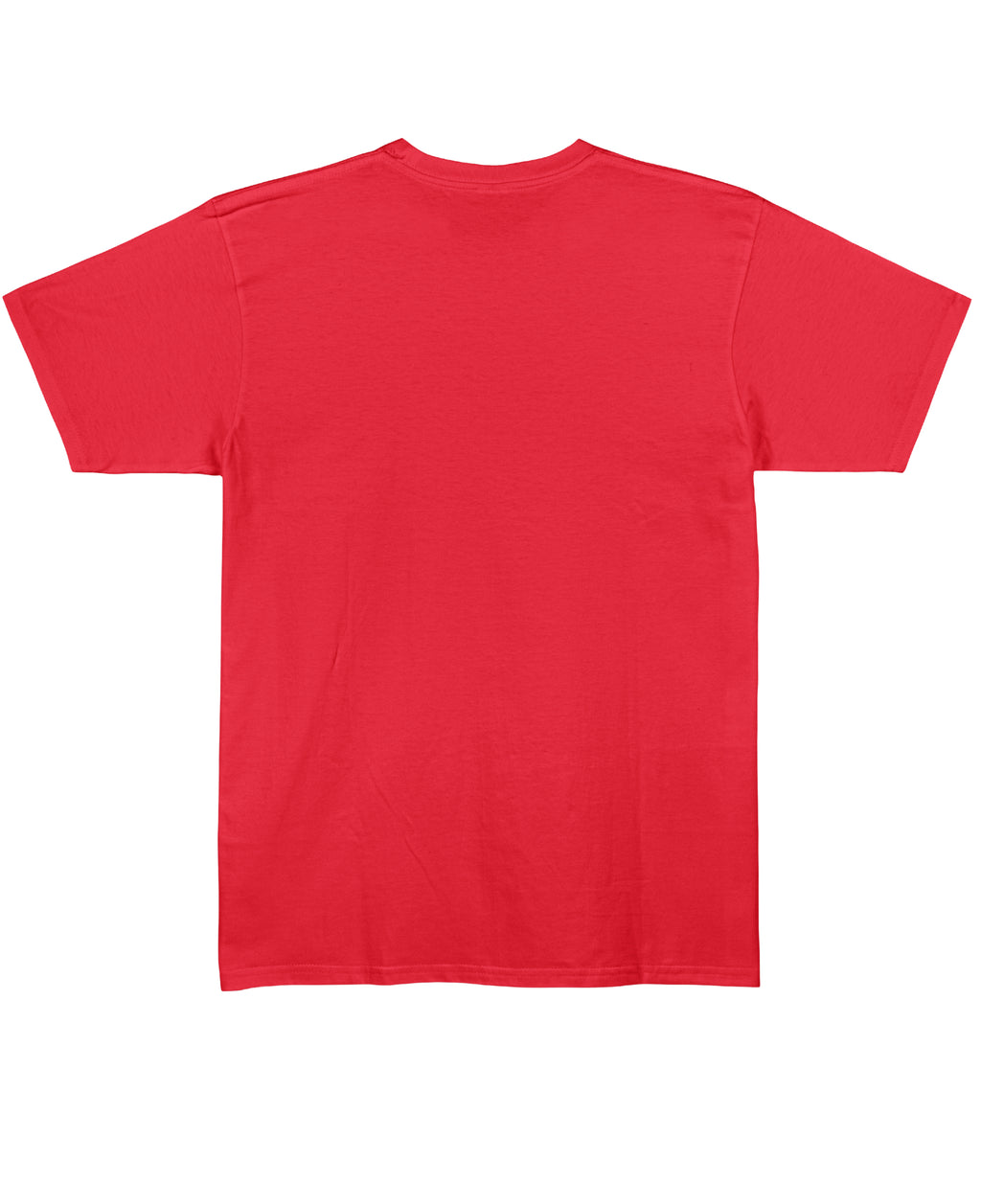 Red Regular Fit T-shirt Back Design