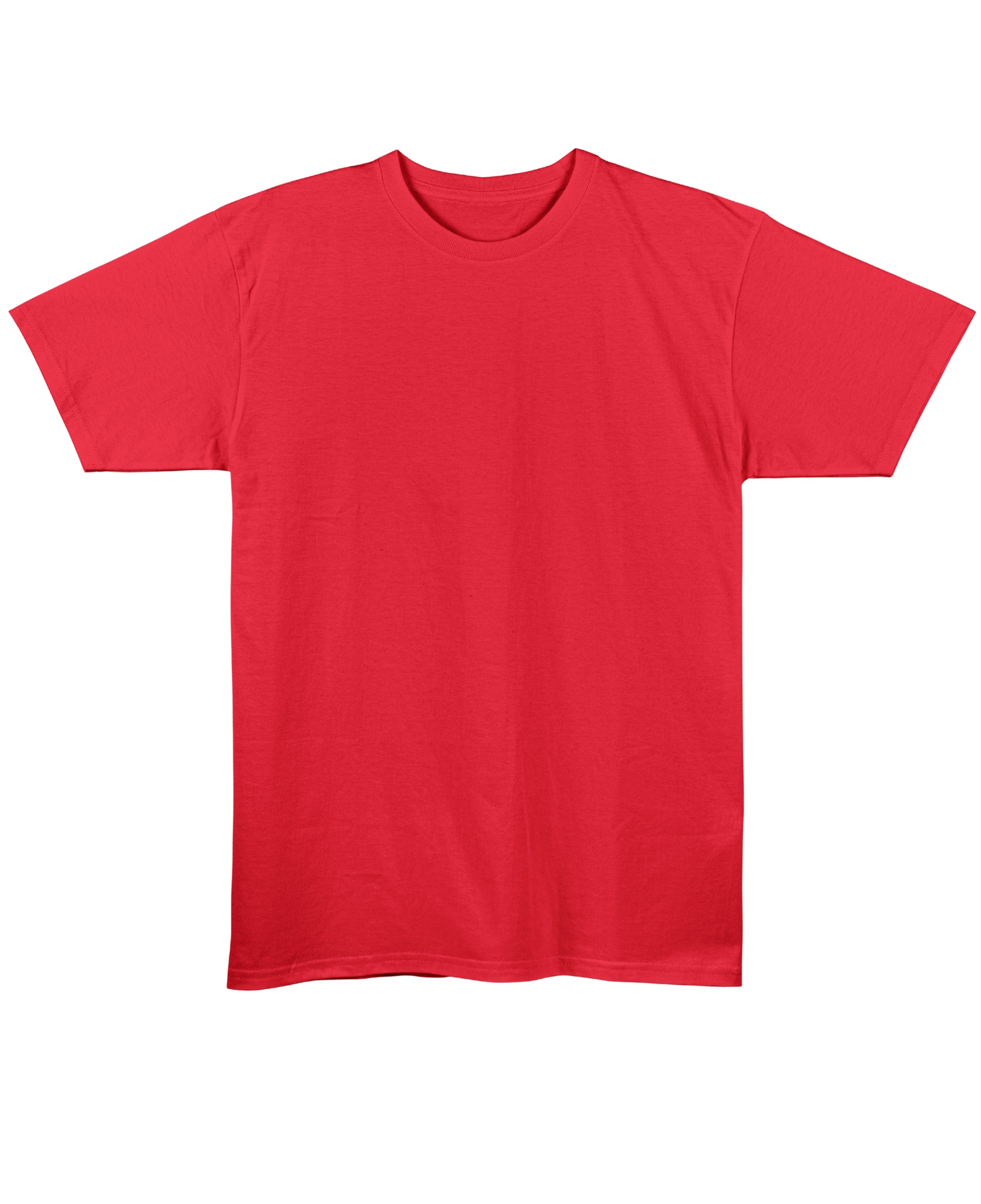 Red Regular Fit T-shirt Front Design
