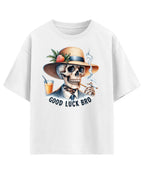 White Oversized T-shirt Front Design