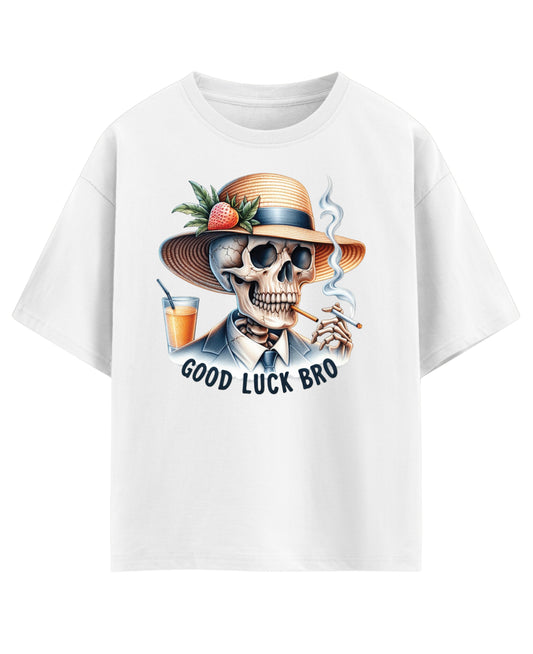White Oversized T-shirt Front Design