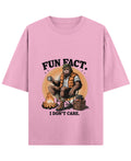 Baby Pink Oversized T-Shirt Front Design