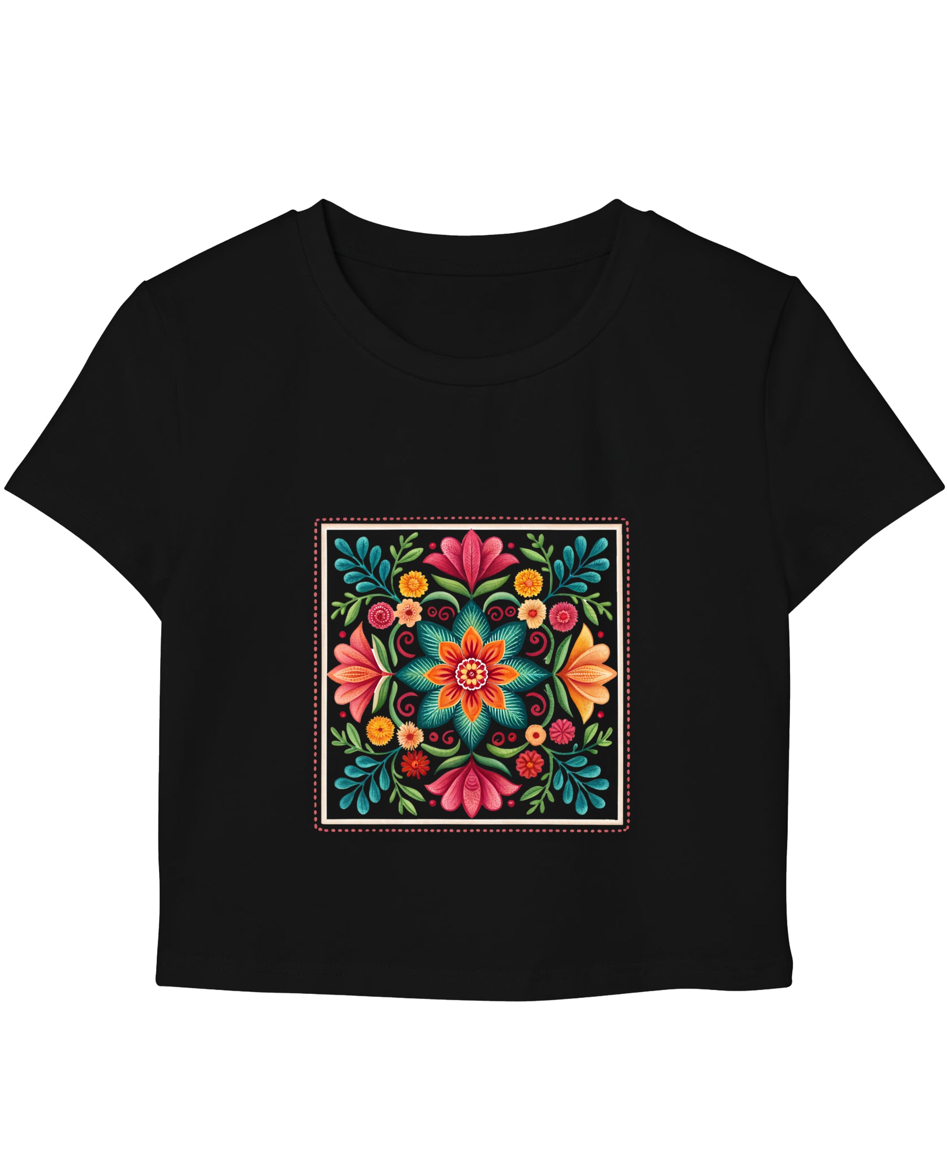 Black Baby Tee Front Design