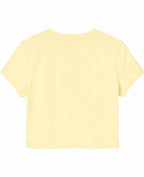 Butter Yellow Baby Tee Back Design