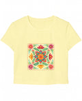 Butter Yellow Baby Tee Front Design