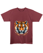 Maroon Regular Fit T-shirt Front Design