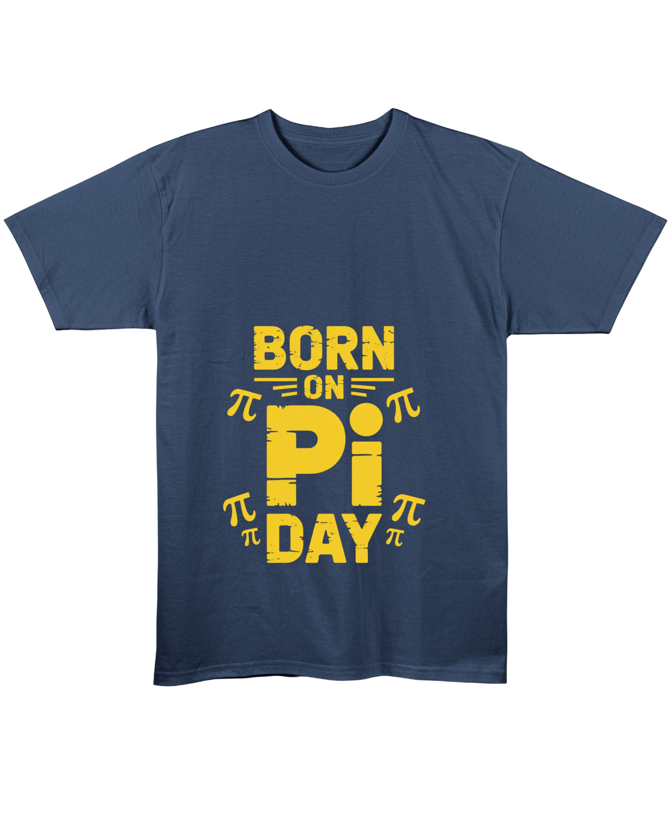 Navy Blue Regular Fit T-shirt Front Design