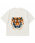 Off-white waffle boxy fit Front Design