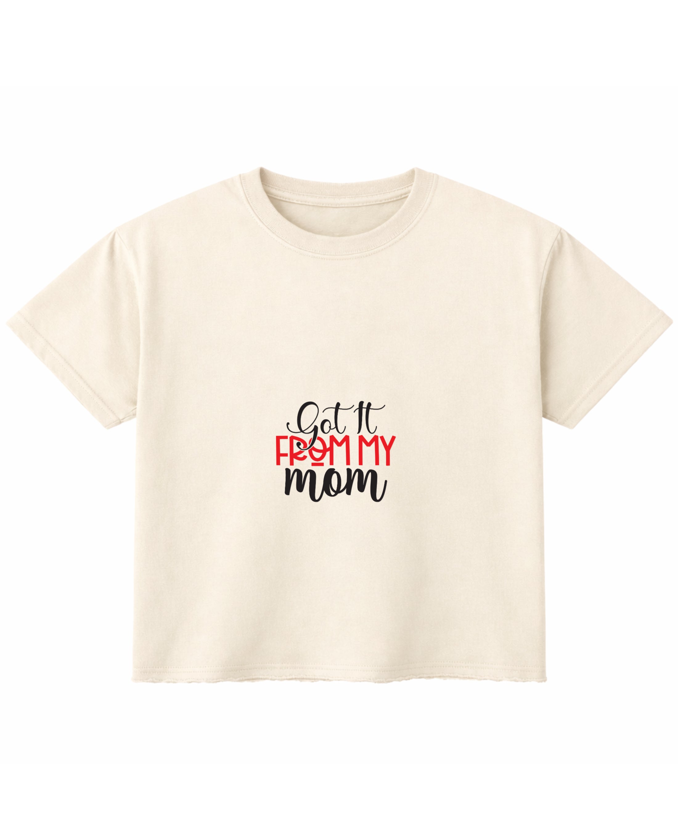 Off White Boxy Fit T-shirt Front Design