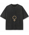 Vintage Fade Wash Oversized T-shirt Front Design