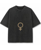 Vintage Fade Wash Oversized T-shirt Front Design