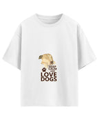 White Oversized T-shirt Front Design