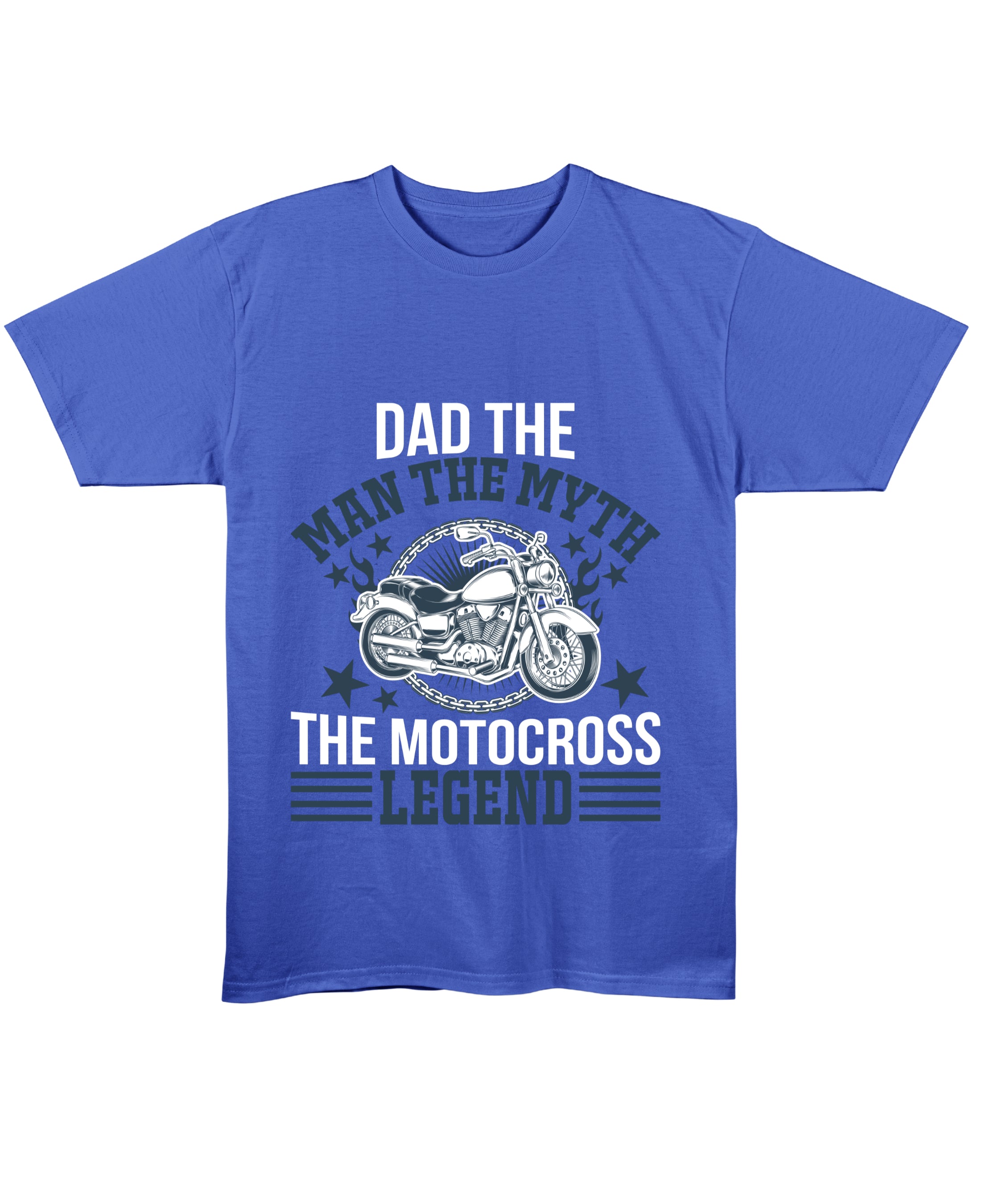 Blue Regular Fit T-shirt Front Design