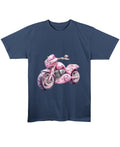 Navy Blue Regular Fit T-shirt Front Design