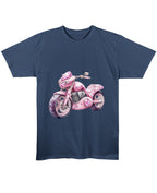 Navy Blue Regular Fit T-shirt Front Design