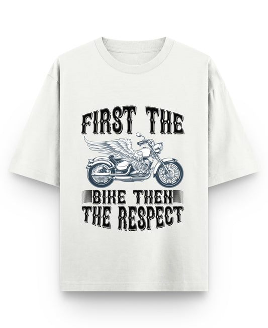 Off White Oversized T-shirt Front Design