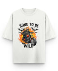Off White Oversized T-shirt Front Design