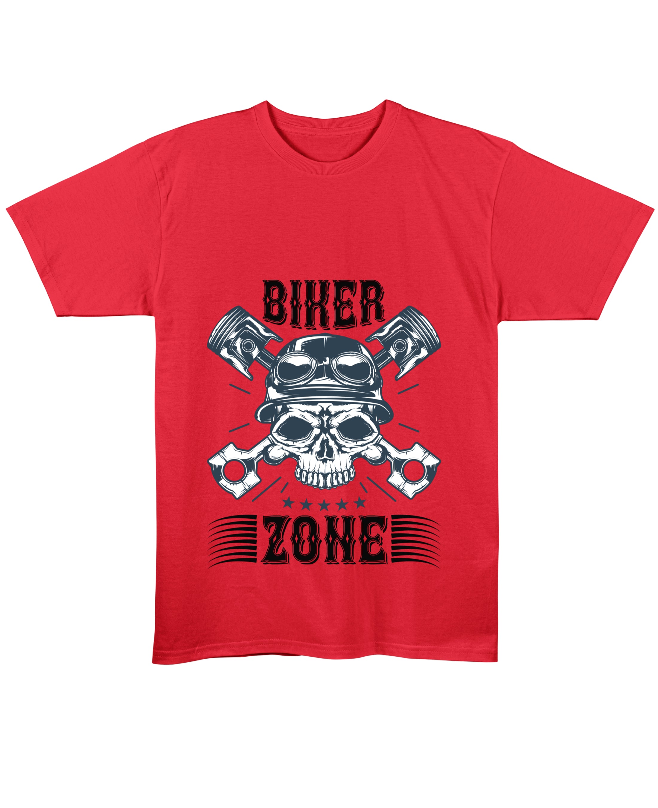 Red Regular Fit T-shirt Front Design
