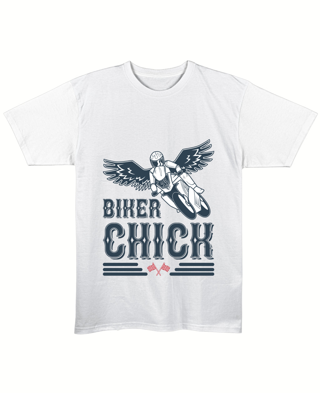 White Regular Fit T-shirt Front Design