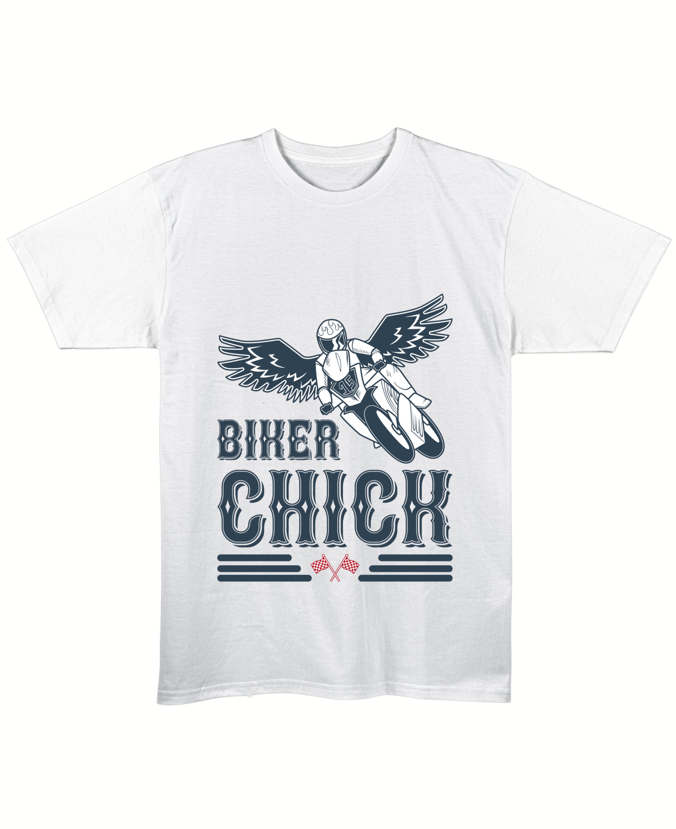 White Regular Fit T-shirt Front Design