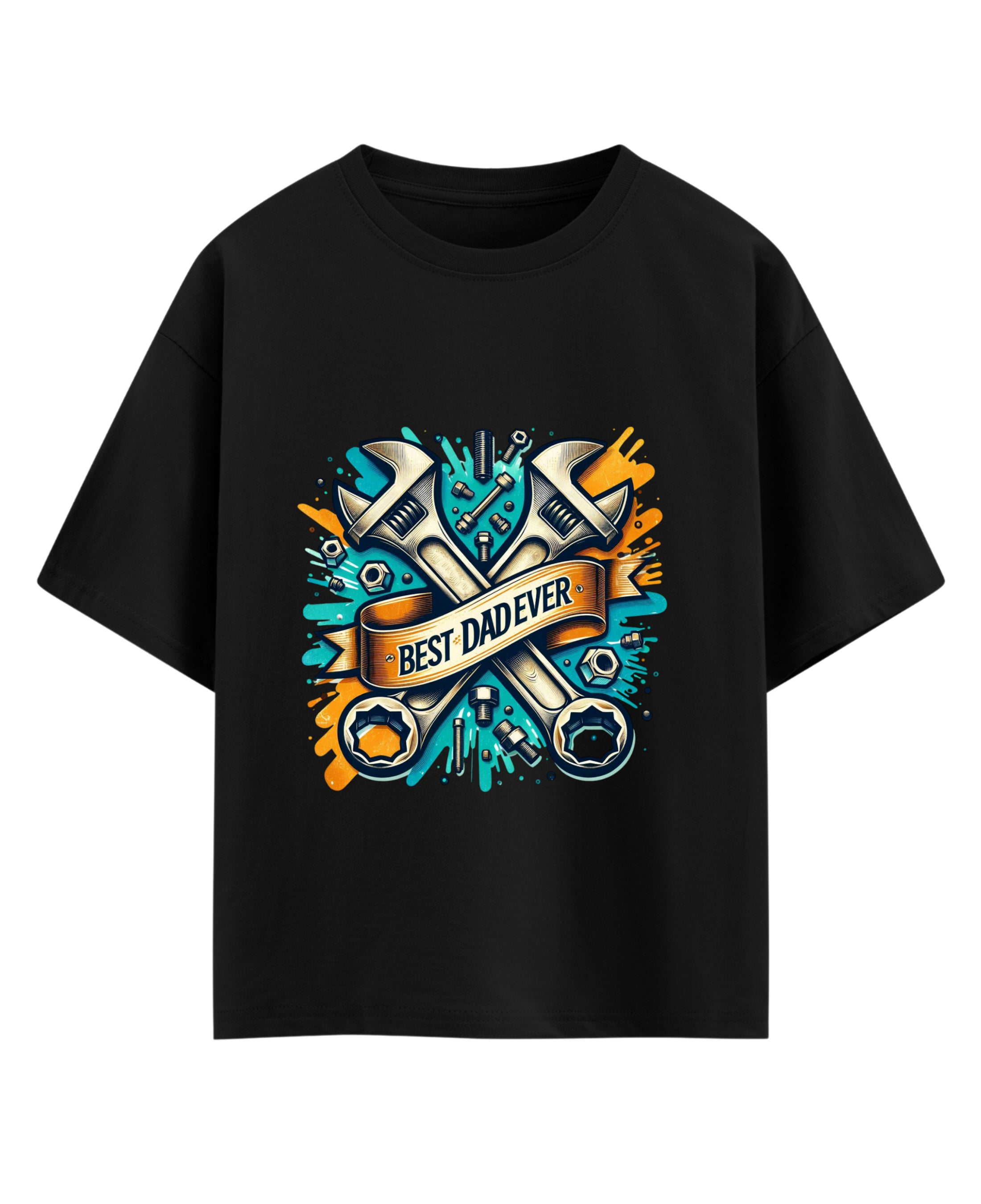 Black Oversized T-shirt Front Design