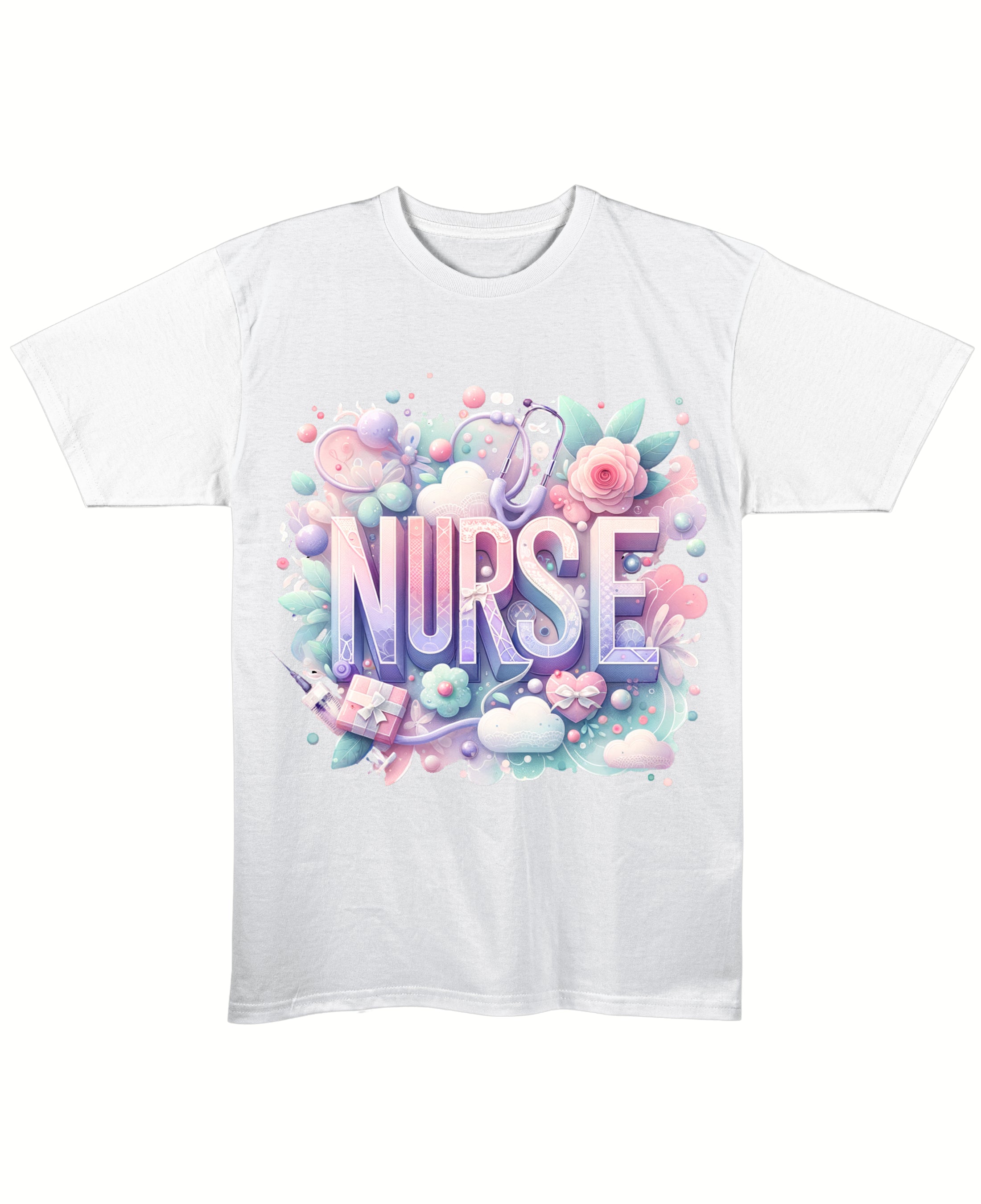 White Regular Fit T-shirt Front Design