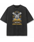 Vintage Fade Wash Oversized T-shirt Front Design