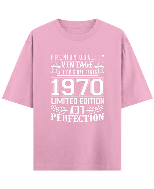 Baby Pink Oversized T-Shirt Front Design