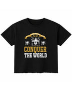 Black Boxy Fit T-shirt Front Design