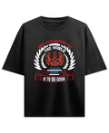 Black Oversized T-shirt Front Design