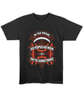 Black Regular Fit T-shirt Front Design