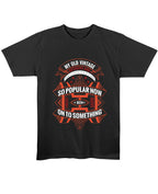 Black Regular Fit T-shirt Front Design