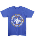 Blue Regular Fit T-shirt Front Design