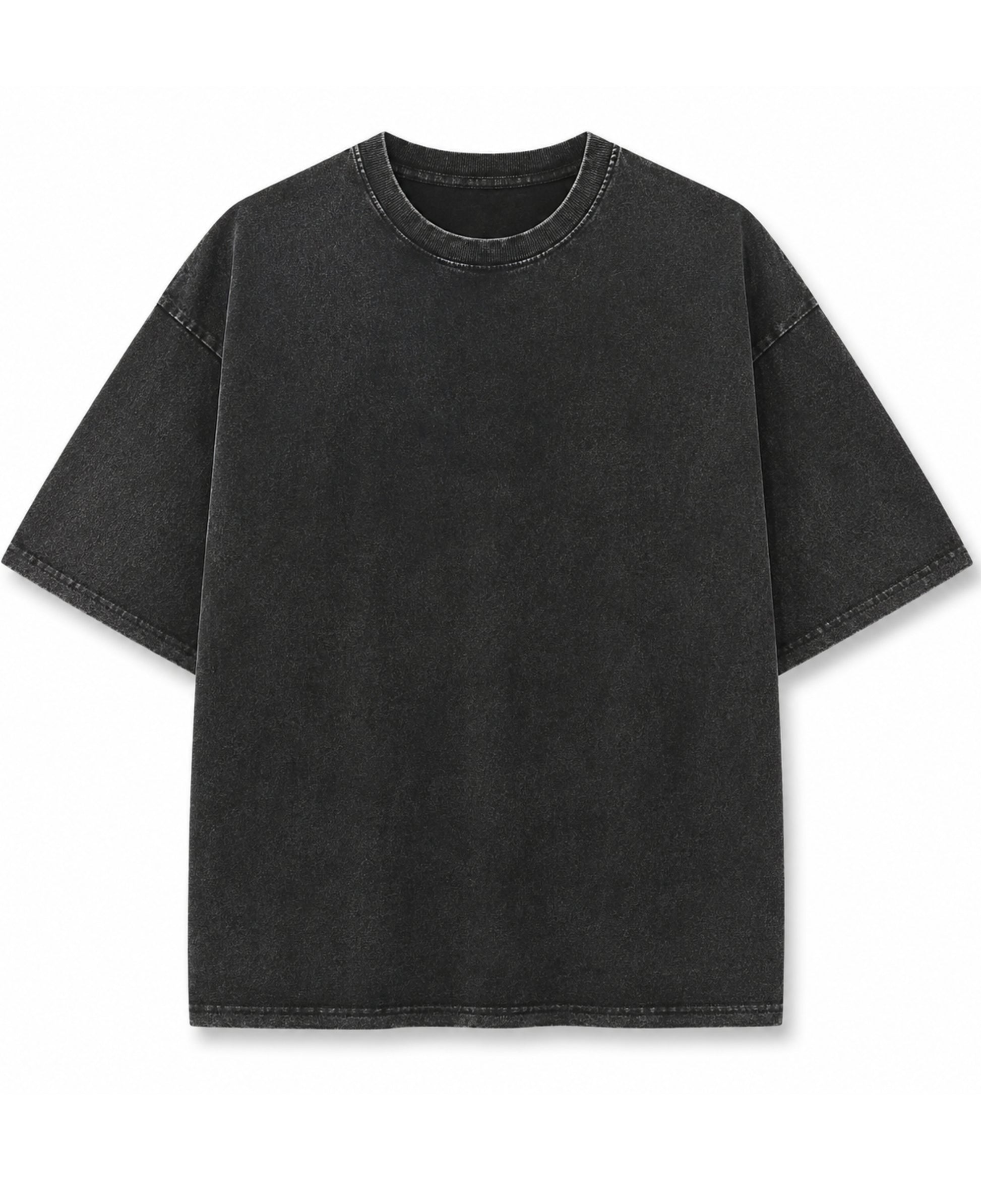 Vintage Fade Wash Oversized T-shirt Front Design
