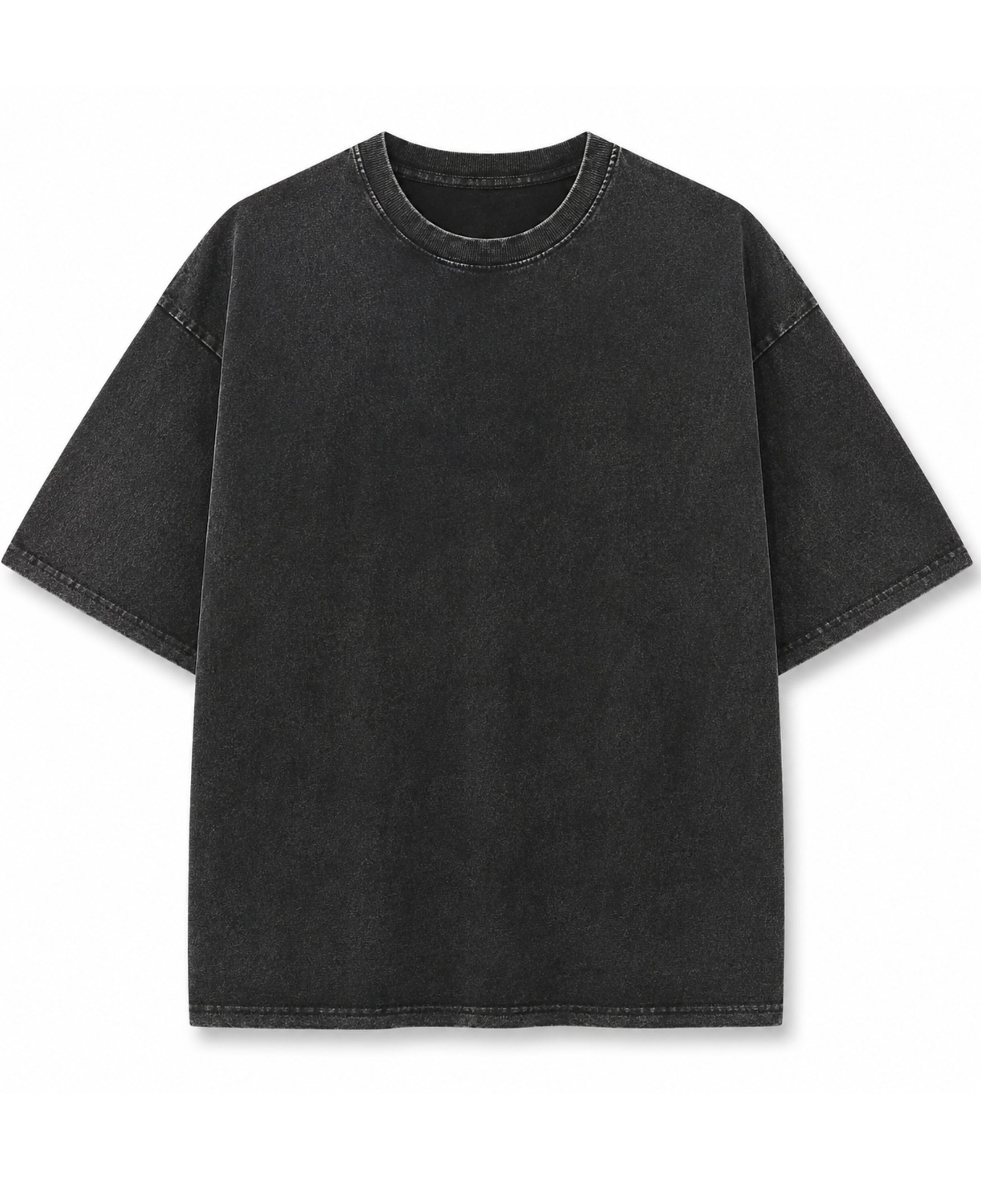 Vintage Fade Wash Oversized T-shirt Front Design